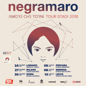 Negramaro "Amore che torni": il tour negli stadi con 6 imperdibili date e il nuovo album in uscita il 17 novembre.